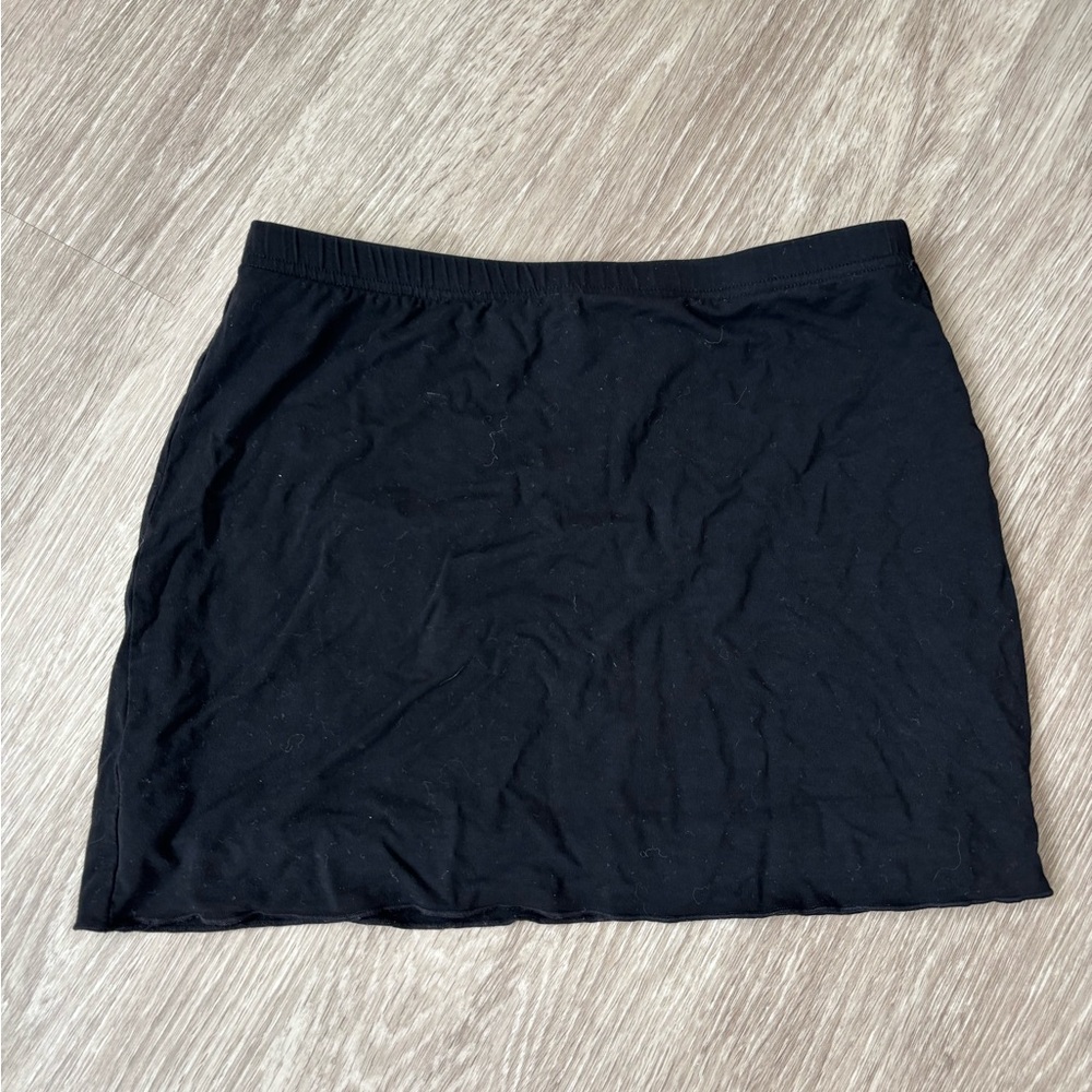 White Fox Boutique Black Pencil Mini Skirt